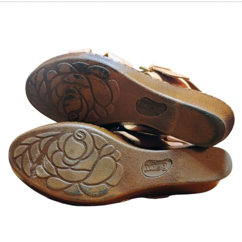 Born Women's Brown Leather Sandals - Picture 4 of 4